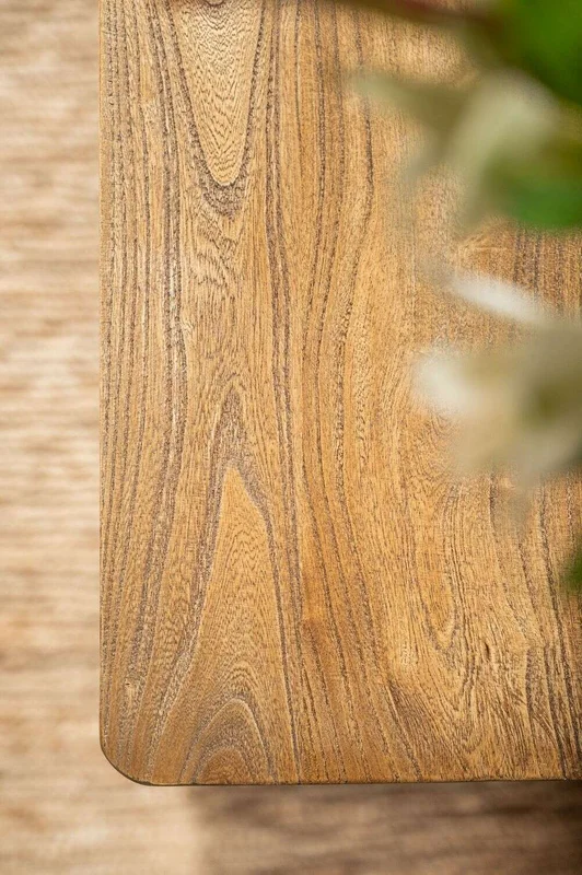 MESA DE LUZ LUNA - OLMO MACIZO en Madera natural - Mesas de luz, Uruguay | La Iberica, vista 7