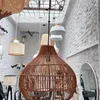 Lámpara Colgante Ratán Diámetro 35 cm - Lámparas colgantes, Uruguay | Berna home, vista 3 de 3