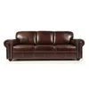 Sofá Elite - Cuero Natural - 3 cuerpos - A fabricar en Marrón - Sillones y sofás, Uruguay | NYR, vista 2 de 7