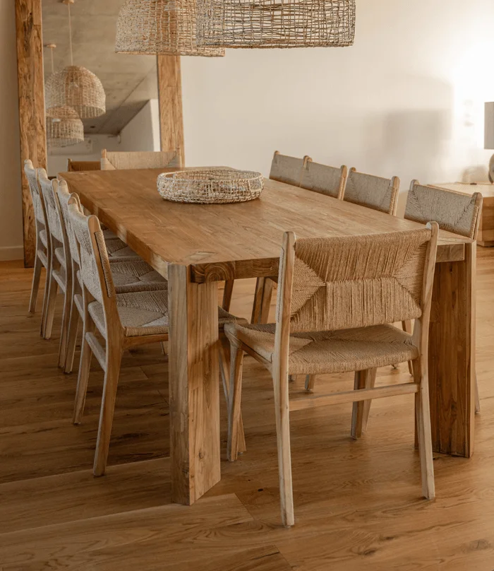 SILLA ELISA TEKA Y LOOM NAT en Madera natural - Sillas, Uruguay | Masinfinito Casa, vista 2
