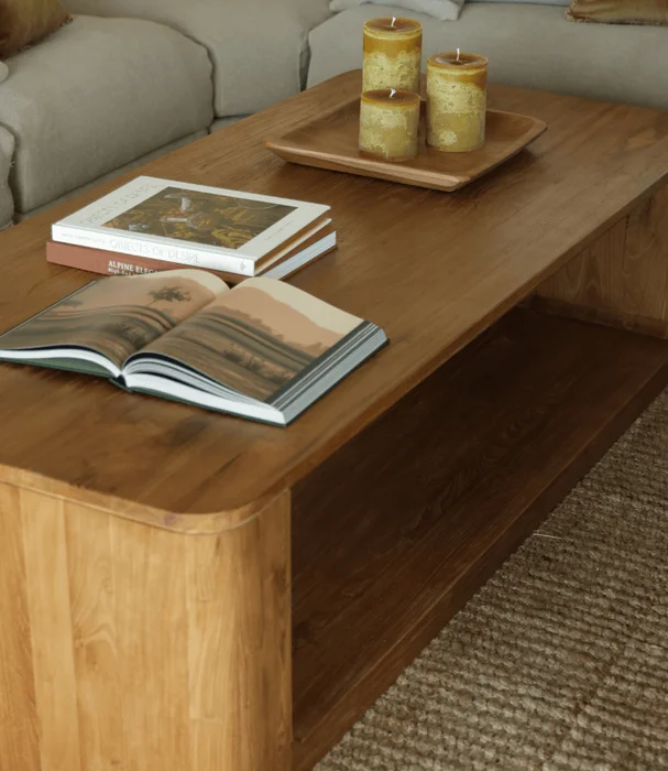 MESA DE LIVING OSLO OPEN en Madera natural - Mesas de living, Uruguay | Masinfinito Casa, vista 3