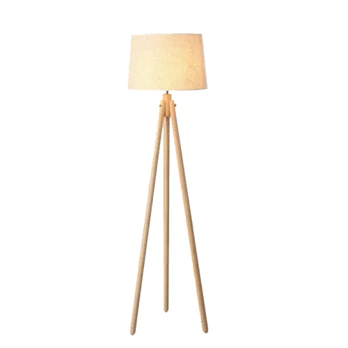 Lámpara de Pie Dakota en Madera natural - Lámparas de pie, Uruguay | Serlux