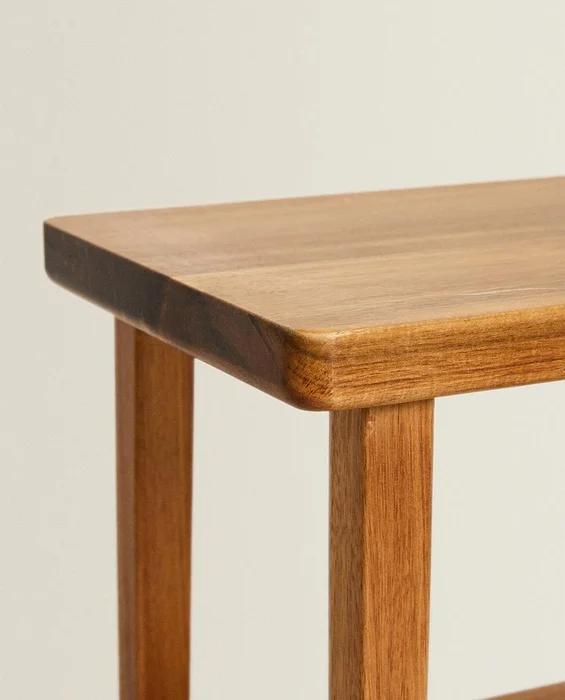 BANCO DOBLE DE ACACIA en Madera natural - Butacas, banquetas y puffs, Uruguay | Zara Home, vista 5
