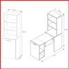 Mesa multifuncion desayunador – ME 4171 en Blanco - Escritorios y sillas de escritorio, Uruguay | Punto Unión, vista 10 de 18