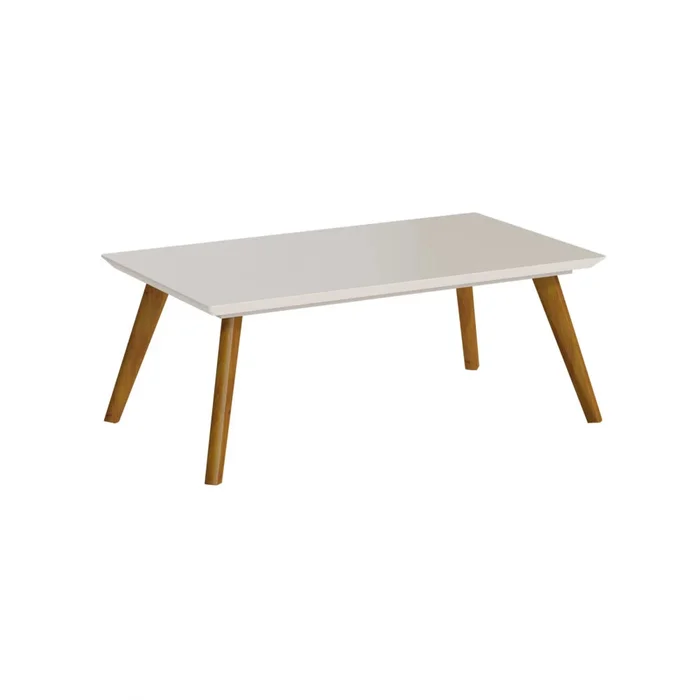 Mesa de Centro Classic -Rectangular - Línea Nevada - Blanco en Blanco - Mesas de living, Uruguay | Ecowood, vista 2