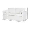 Sofá Harmony con Funda - Tela Standard - 3 cuerpos - A fabricar en Blanco - Sillones y sofás, Uruguay | NYR, vista 4 de 4