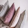 ALMOHADON LINO CUADROS - 50 X 30 CMS en Multicolor - Textiles, Uruguay | La Iberica, vista 4 de 5