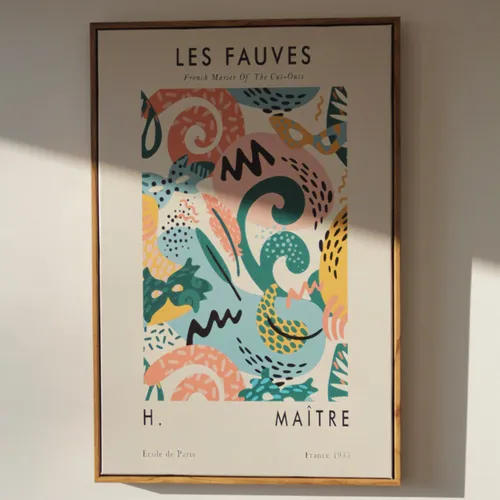 lámina les fauves ii - Decoración de pared, Uruguay | Proyectoforma