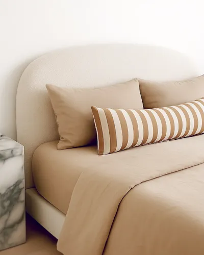 respaldo ROND - Tapizado en Beige, Uruguay | Octo