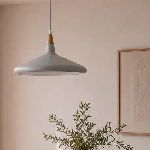 Lámpara colgante de techo Helga en Gris - Lámparas colgantes, Uruguay | Alta Gracia Deco