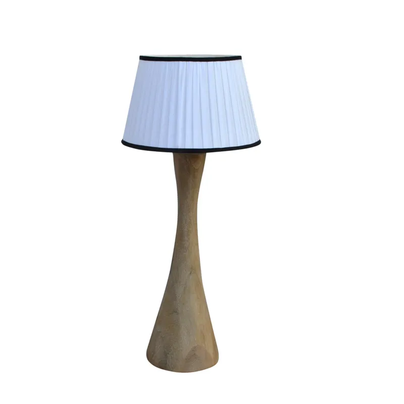 Lámpara De Pie Madera Natural-beige M-24236 en Madera natural - Lámparas de pie, Uruguay | Divino