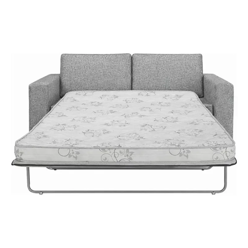 SOFA CAMA 2 PLAZAS - TELA GRIS CON PUNTOS NEGROS y CRUDOS en Multicolor - Sillones y sofás, Uruguay | Champagne Home, vista 3