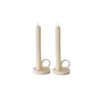 VELA CERABELLA KAND SET X2 IVORY en Off-white - Velas y Portavelas, Uruguay | Masinfinito Casa, vista 1 de 3
