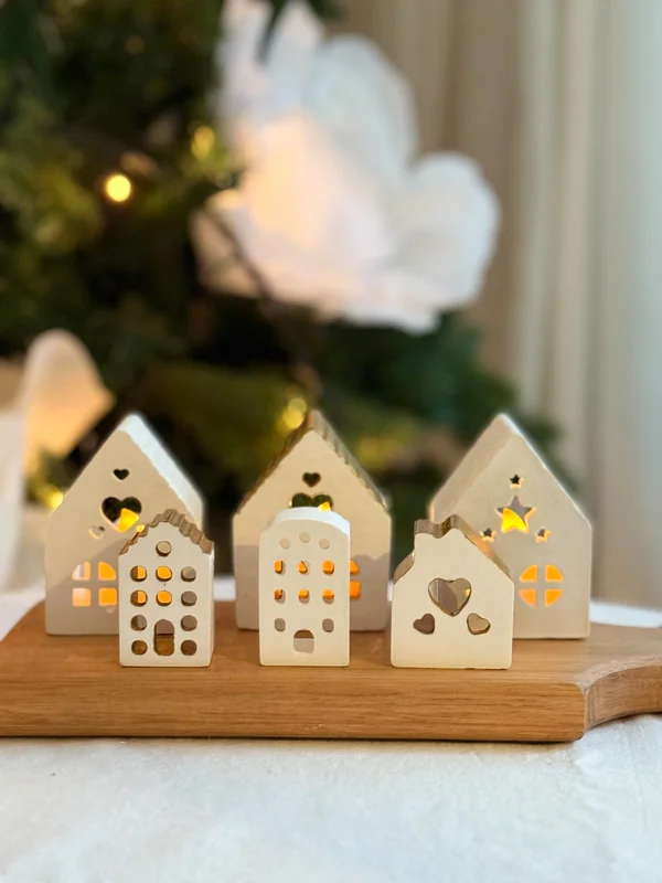 Casitas navideñas x 6 en Blanco - Decoración, Uruguay | Dreams On Time, vista 8