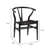 Silla Wishbone - Negra en Negro - Sillas, Uruguay | Walnut, vista 4 de 4