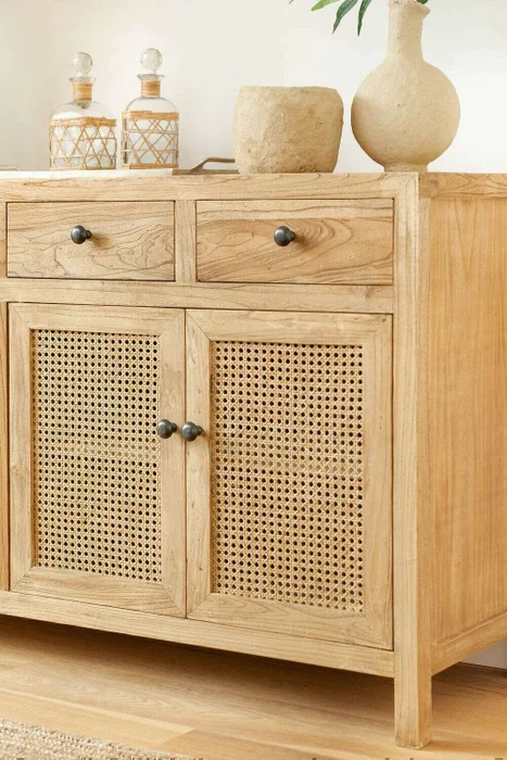 APARADOR BALI - OLMO Y ESTERILLA - 1.60 MTS en Madera natural - Bibliotecas, Uruguay | La Iberica, vista 15