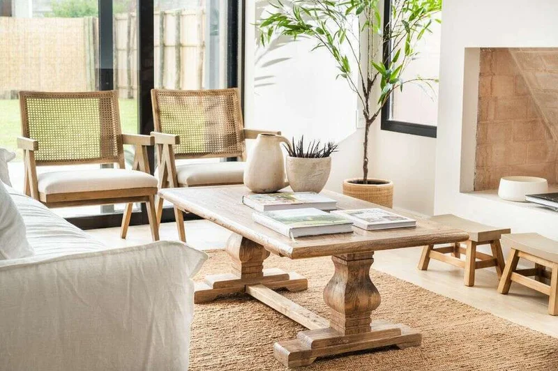 BUTACA MODERNA CON ESTERILLA en Madera natural - Butacas, banquetas y puffs, Uruguay | La Iberica, vista 13