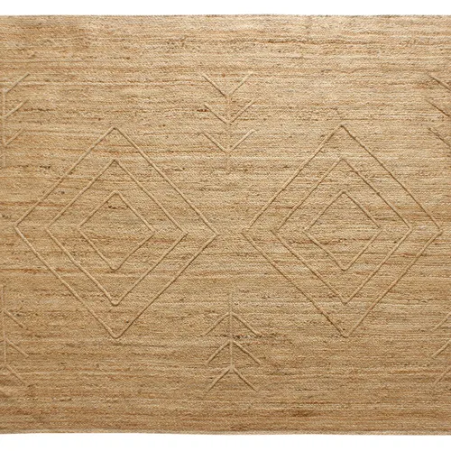 ALFOMBRA TRIBAL YUTE NATURAL en NATURAL TAMAÑO: 250X350 - Alfombras, Uruguay | Masinfinito Casa