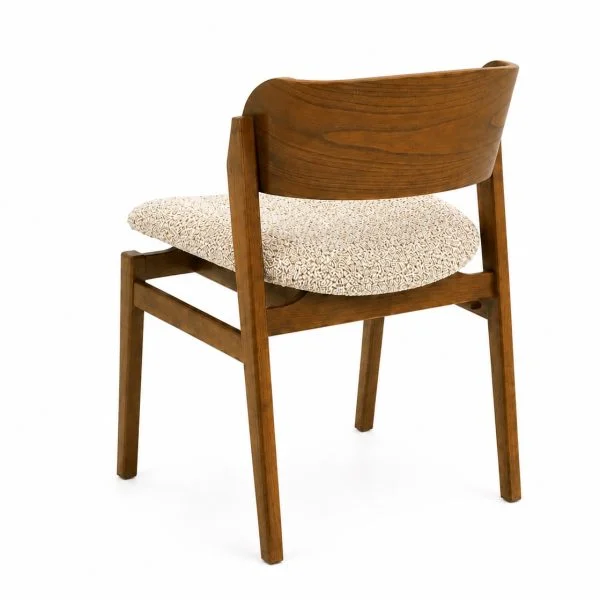 SILLA BANGKOK tapizado gaspedado miel .- en Madera natural - Muebles, Uruguay | Indrana, vista 3