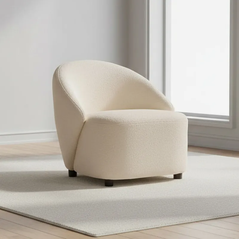 Butaca 1 Cuerpo Tela Blanco Chlóe Offwhite en Blanco - Sillones y sofás, Uruguay | Divino