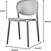 Silla Estela de jardin - Negro en Negro, Uruguay | La Cueva Muebles, vista 3 de 6