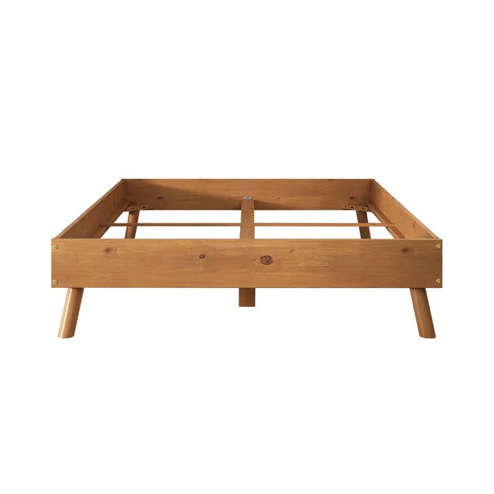 Cama 2 Plazas Madera Natural-beige Florida en Madera natural - Dormitorio, Uruguay | Divino, vista 5