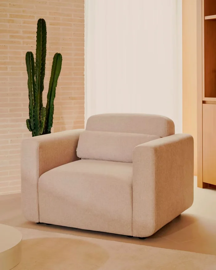 Butaca modular Neom - beige en Beige - Butacas, banquetas y puffs, Uruguay | Kavehome, vista 2