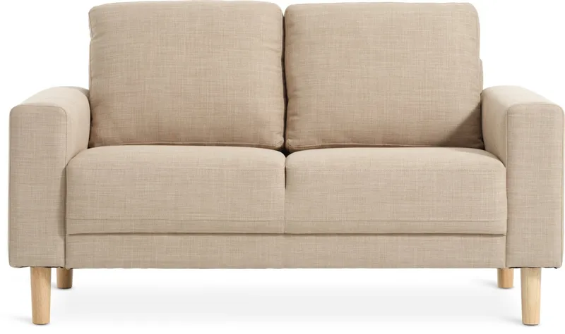 Sofá EGENSE 2 cuerpos tela arena en Beige - Sillones y sofás, Uruguay | JYSK