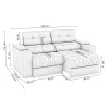 Sillón Sofá 2 cuerpos Retractil y Articulado - Premier - Sillones y sofás, Uruguay | Delta Center, vista 2 de 7