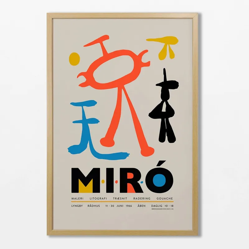 Joan Miró - Parler Seul N.01 en Multicolor - Láminas, Uruguay | La Cuadrería
