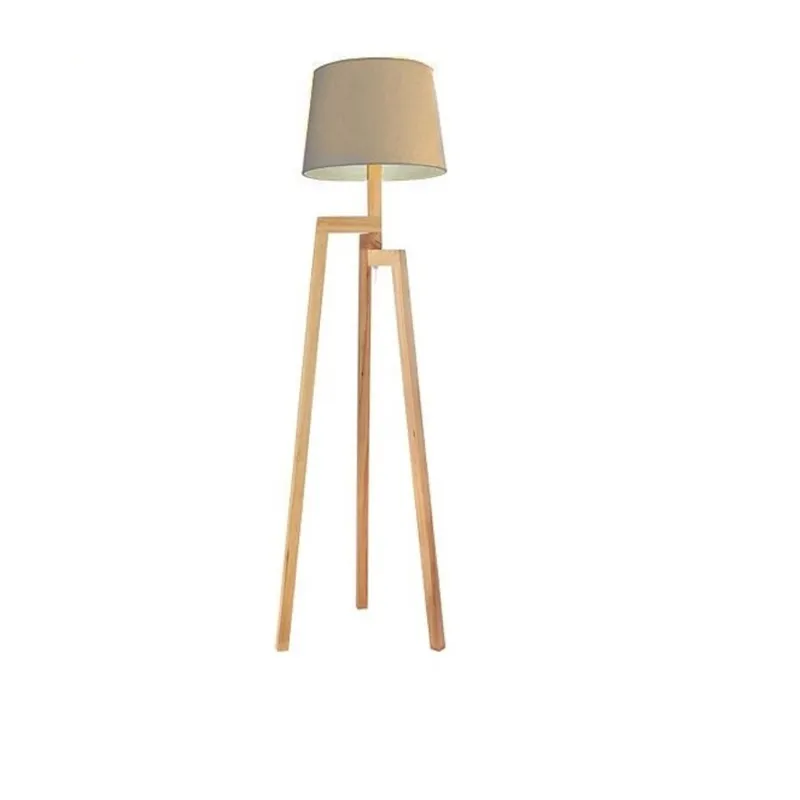 Lampara de Pie Tripode Pantalla Beige en Beige - Lámparas de pie, Uruguay | Finkel