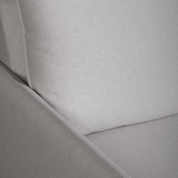 Sofá Cama 1 Cuerpo Tela Gris Lucca en Gris - Sillones y sofás, Uruguay | Divino, vista 5