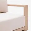 Sofá Ambra de 3 plazas de madera maciza de acacia con acabado claro 249 cm FSC 100% en Beige - Sillones y sofás, Uruguay | Kavehome, vista 7 de 10
