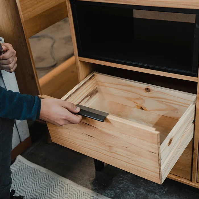 Rack Madera Maciza Línea Denver en Madera natural - Muebles para TV, Uruguay | Ecowood, vista 4