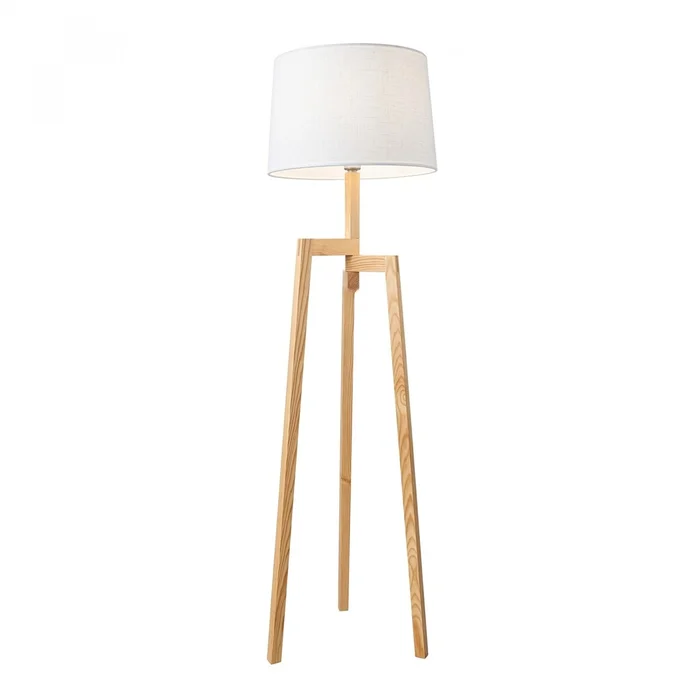 Lampara de pie Maite - Vintage Moderno en Blanco - Lámparas de pie, Uruguay | Rústico Hogar