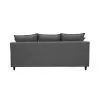 Sofa 3 Cuerpos Moderno Tapizado Tela Con Patas en Gris - Sillones y sofás, Uruguay | Soy Hogar, vista 4 de 8