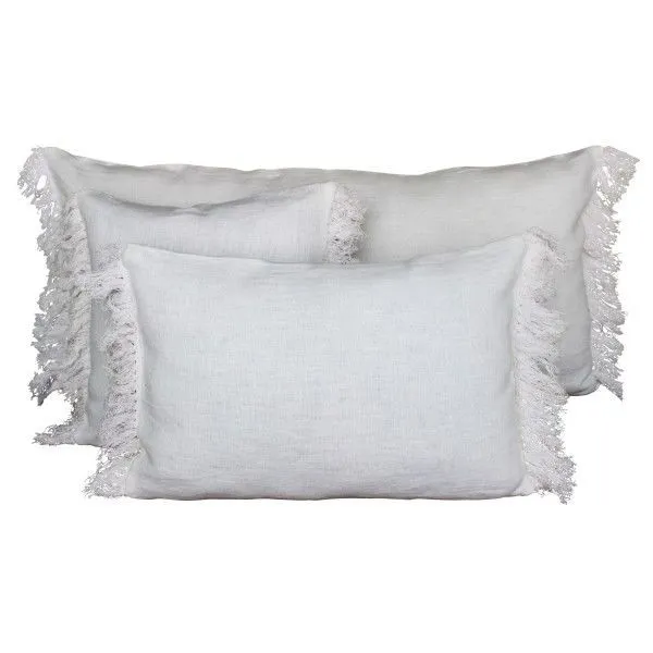ALMOHADON WANI en Blanco - Textiles, Uruguay | Masinfinito Casa