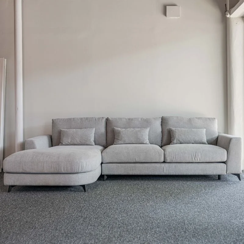 Sofá Da Vinci / Gris Claro en Gris - Sillones y sofás, Uruguay | Fábrica Italiana, vista 3