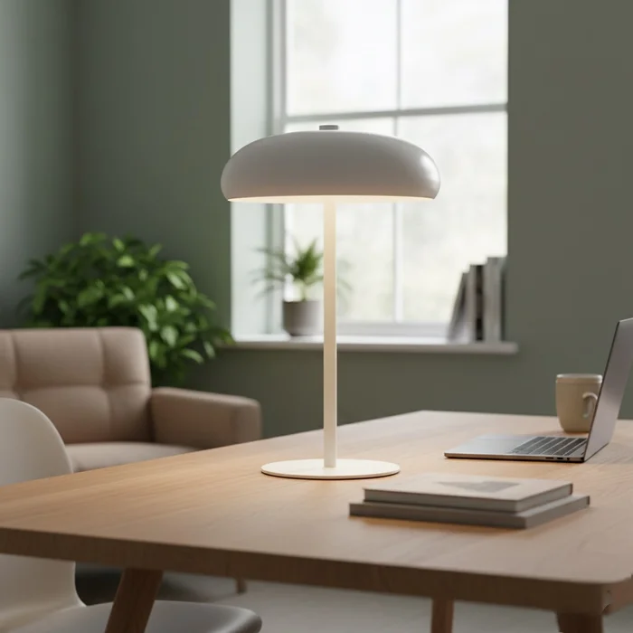 Lámpara de mesa Nébula White en Blanco - Lámparas de mesa, Uruguay | La Perla, vista 2