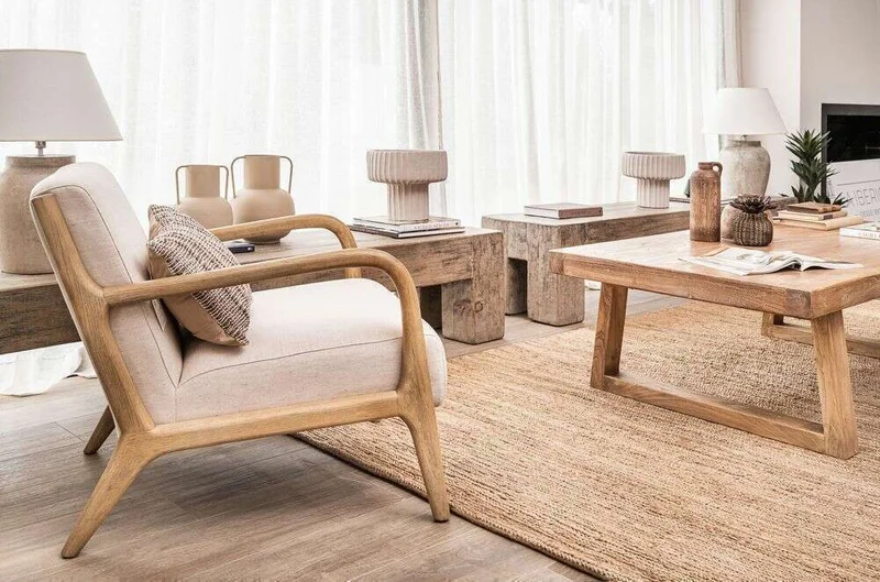 BUTACA HAMPTONS - FRESNO Y LINO en Blanco - Butacas, banquetas y puffs, Uruguay | La Iberica, vista 24