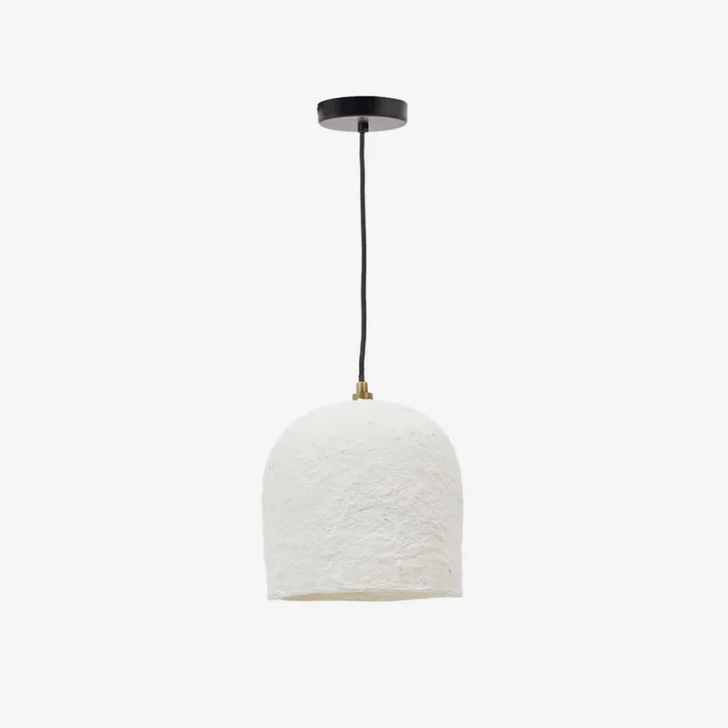 Lámpara de techo Calvia de papel maché blanco Ø 25 cm en Blanco - Lámparas colgantes, Uruguay | Kavehome