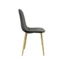 Silla LYNA en Tela - Gris Velvet en Gris - Sillas, Uruguay | Finkel, vista 3 de 3