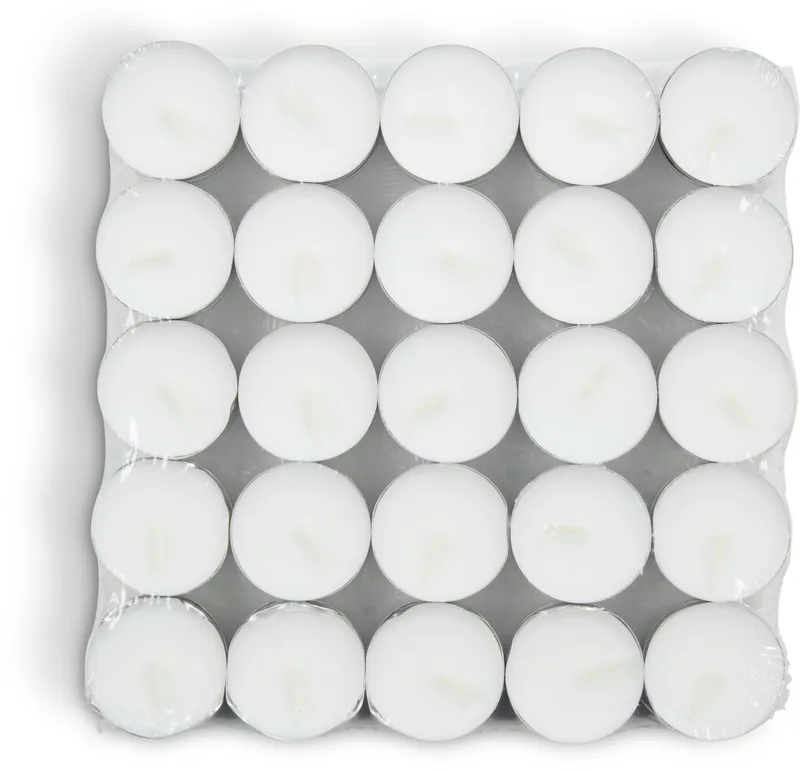 Velas pequeñas REGNER 50 unidades blanco en Blanco - Velas y Portavelas, Uruguay | JYSK