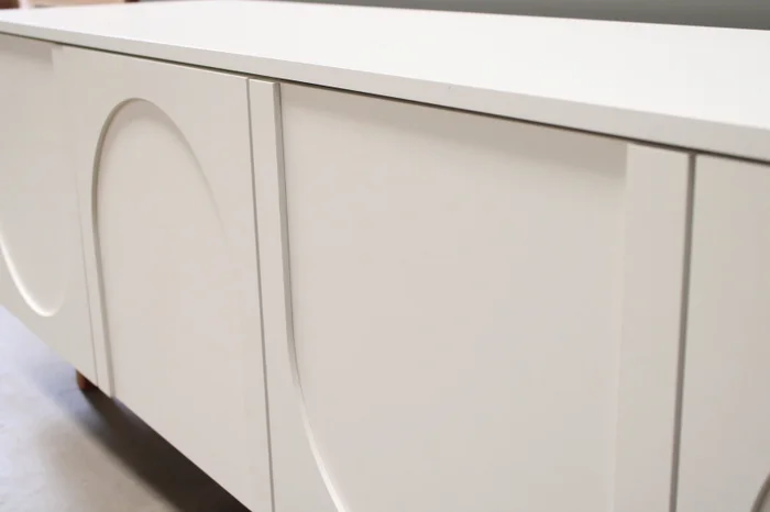 Rack Arco 160cm - Blanco en Madera natural - Muebles para TV, Uruguay | Berna Home, vista 7