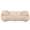 SOFA LEE 220X90X70CM TELA BOUCLE CRUDO - Sillones y sofás, Uruguay | Vinibel, vista 2 de 2