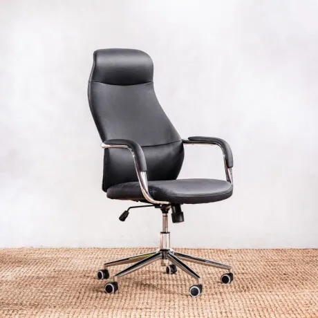 Silla De Oficina en Negro - Sillas de escritorio, Uruguay | Aihaus