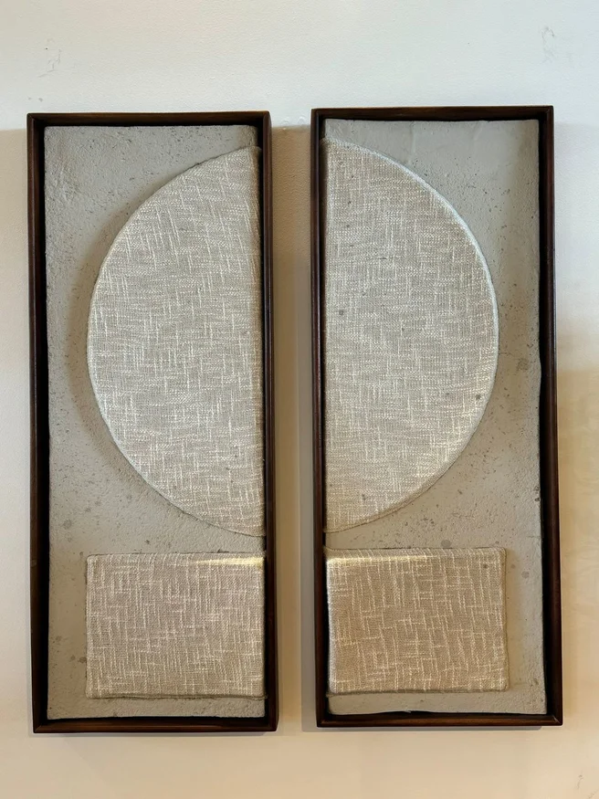 CUADRO ARTERIORS LUNA SET X2 85X100 en Beige - Espejos, Uruguay | Masinfinito Casa, vista 2