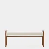 Banco desenfundable Macaret - de madera maciza de roble acabado nogal 120 cm FSC Mix Credit. en Marrón - Butacas, banquetas y puffs, Uruguay | Kavehome, vista 7 de 8