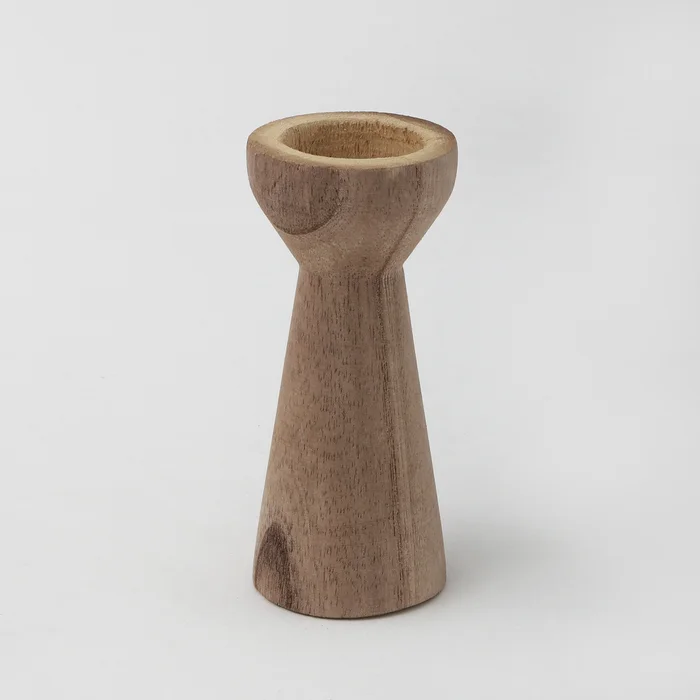 Candelabro De Madera Fino Chico en Madera natural - Velas y Portavelas, Uruguay | Tiendas Montevideo, vista 2