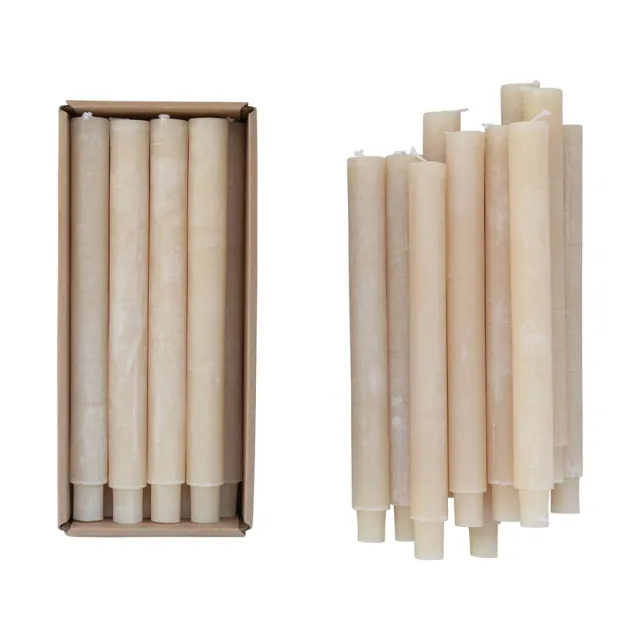 SET 12 VELAS DE PARAFINA BEIGE en Beige - Velas y Portavelas, Uruguay | Sentido Jose Ignacio